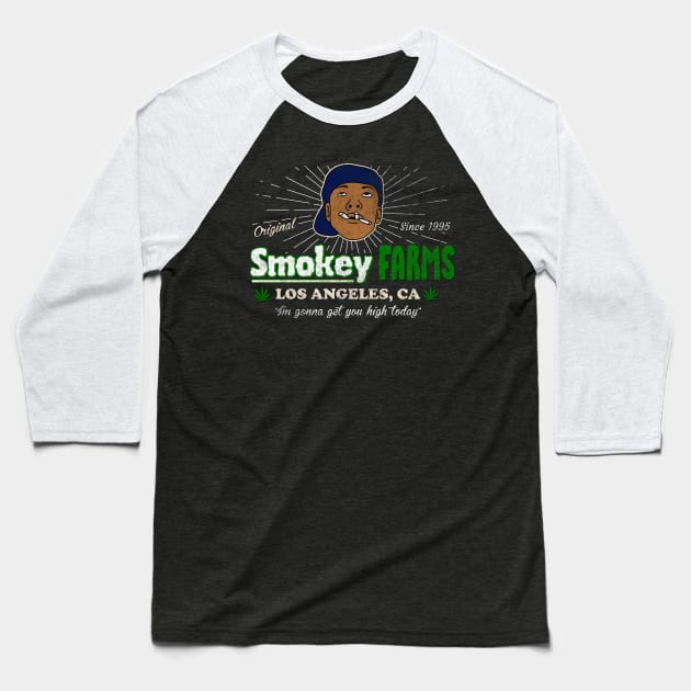 Smokey Farms Baseball T-Shirt by OniSide